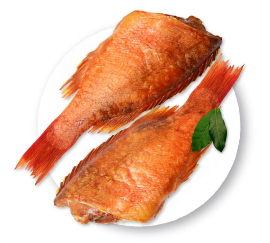 Окунь морской горячего копчения